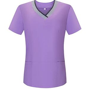MISEMIYA Damer sanitetspåse sanitär uniform för kvinnor 707, lila, XS MISEMIYA Damer sanitetspåse sanitär uniform för kvinnor 707, lila, XS