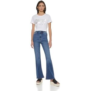 DKNY kvinnors boreum High Rise Flare jeans, medium tvätt denim, 26, blå, 26 DKNY kvinnors boreum High Rise Flare jeans, medium tvätt denim, 26, blå, 26