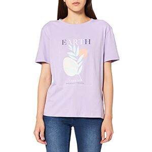 NA-KD Dam tryckt T-shirt, Ljuslila, M NA-KD Dam tryckt T-shirt, Ljuslila, M