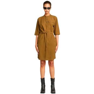 G-STAR RAW dam vätska s Wmn Casual klänning, Braun (Dk Mustard D26023-d522-1377), S G-STAR RAW dam vätska s Wmn Casual klänning, Braun (Dk Mustard D26023-d522-1377), S