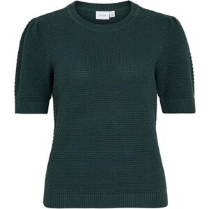 Vila Vidalo O-neck S/S stickad topp – Noos, Ponderosa tall, XS Vila Vidalo O-neck S/S stickad topp – Noos, Ponderosa tall, XS