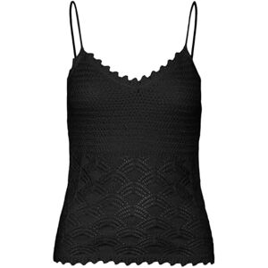VERO MODA VMNEWVERENA SL V-hals STRAPTOP GA, svart, M VERO MODA VMNEWVERENA SL V-hals STRAPTOP GA, svart, M