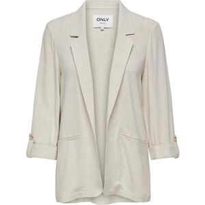 ONLY Female Blazer ONLSIESTA Blazer, Moonbeam, 34 ONLY Female Blazer ONLSIESTA Blazer, Moonbeam, 34