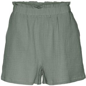 VERO MODA Dam Vmnatali Hw Noos shorts, Laurelkrans, L VERO MODA Dam Vmnatali Hw Noos shorts, Laurelkrans, L