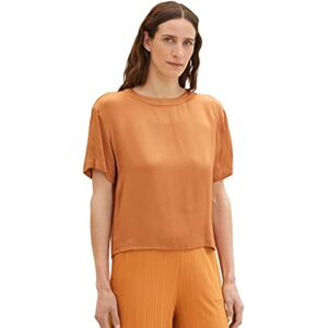 TOM TAILOR Dam basic satinblus, 31650 – terrakotta brun, 32 SE TOM TAILOR Dam basic satinblus, 31650 – terrakotta brun, 32 SE