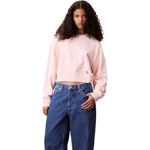 Calvin jeans dam A – CRPPD BDG LG SWT LV047C911G tröjor, rosa (Cloud Pink), L, Rosa (Moln Rosa), L Calvin jeans dam A – CRPPD BDG LG SWT LV047C911G tröjor, rosa (Cloud Pink), L, Rosa (Moln Rosa), L