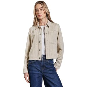 Street One A212613 randig jacka, sheer beige Mel, 40, Sheer Beige Mel., 40 Street One A212613 randig jacka, sheer beige Mel, 40, Sheer Beige Mel., 40