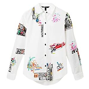 Desigual dam skjorta, Vit, XS Desigual dam skjorta, Vit, XS