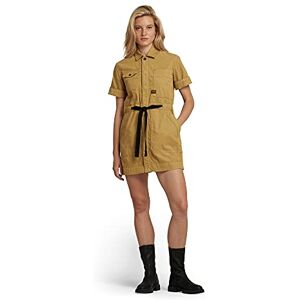 G-STAR RAW Arméklänning för kvinnor, kortärmade klänningar, Grön (rostat Gd D20487-c436-c723), M G-STAR RAW Arméklänning för kvinnor, kortärmade klänningar, Grön (rostat Gd D20487-c436-c723), M