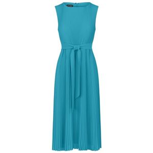 APART Fashion damer midi-plisseeklänning klänning klänning, Turkos, 40 APART Fashion damer midi-plisseeklänning klänning klänning, Turkos, 40