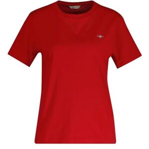 GANT REG Shield SS T-shirt, Dammig rosa, S GANT REG Shield SS T-shirt, Dammig rosa, S