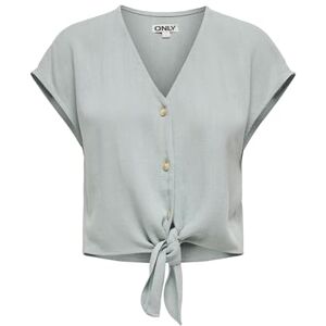 ONLY Onlsiesta Ss Knot Lin Bl Shirt Pnt Noos, abyss, XXS ONLY Onlsiesta Ss Knot Lin Bl Shirt Pnt Noos, abyss, XXS