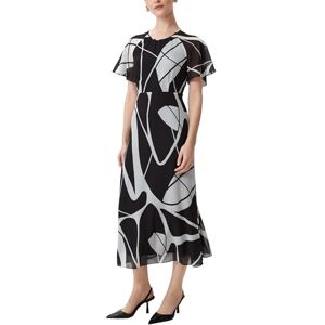 Comma Maxi chiffongklänning med heltäckande tryck, 99b4, 36 Comma Maxi chiffongklänning med heltäckande tryck, 99b4, 36