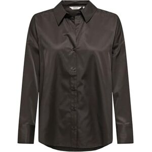 ONLY Onloregon Solo Shirt WVN, Choklad tårta, S ONLY Onloregon Solo Shirt WVN, Choklad tårta, S