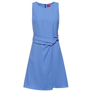 HUGO Women's Kamosa klänning, medium Blue425, normal passform HUGO Women's Kamosa klänning, medium Blue425, normal passform