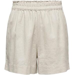 ONLY Dam Onltokyo Hw linne blandning shorts PNT Noos, Månstråle, XS ONLY Dam Onltokyo Hw linne blandning shorts PNT Noos, Månstråle, XS