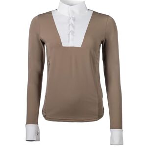HKM Virginia långärmad Tävlingströja för kvinnor, Taupe, M HKM Virginia långärmad Tävlingströja för kvinnor, Taupe, M