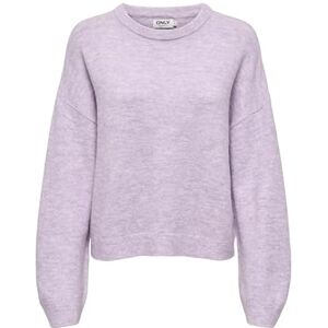 ONLY Neck Pullover Onlsimoni-Tröja Rund Hals L/S Knt Noos, Kinesisk Lila, XXL Dam, Kinesisk lila, XXL ONLY Neck Pullover Onlsimoni-Tröja Rund Hals L/S Knt Noos, Kinesisk Lila, XXL Dam, Kinesisk lila, XXL