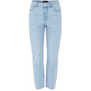 PIECES Luna Straight Mid Rise Jeans, Ljusblå denim, 28W x 32L PIECES Luna Straight Mid Rise Jeans, Ljusblå denim, 28W x 32L