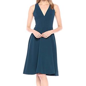 Dress the Population Dam Catalina solid ärmlös passform och utsvängd midi-klänning, Påfågelsblå, S Dress the Population Dam Catalina solid ärmlös passform och utsvängd midi-klänning, Påfågelsblå, S