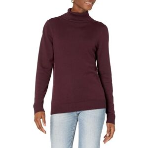 Amazon Essentials Women's Lätt långärmad tröja med polokrage klassisk passform (finns i plusstorlek), Vinröd, 1X Amazon Essentials Women's Lätt långärmad tröja med polokrage klassisk passform (finns i plusstorlek), Vinröd, 1X