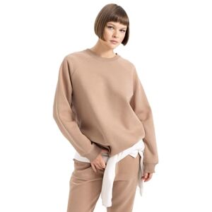 DeFacto Stickad tröja för kvinnor, Beige, XL DeFacto Stickad tröja för kvinnor, Beige, XL