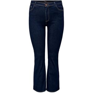 ONLY CARMAKOMA Dam CARSALLY HW Flared DNM BJ370 NOOS jeans, mörkblå denim, 42/32, Mörkblå denim, 42W x 32L ONLY CARMAKOMA Dam CARSALLY HW Flared DNM BJ370 NOOS jeans, mörkblå denim, 42/32, Mörkblå denim, 42W x 32L