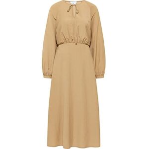SIDONA Damklänning, långärmad, Maxi 21623609-SI01, mörk beige, XL, klänning långärmad maxi, XL SIDONA Damklänning, långärmad, Maxi 21623609-SI01, mörk beige, XL, klänning långärmad maxi, XL