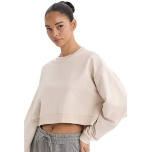DeFacto damtröja – fashionabel huvtröja, sweatshirt och huvtröja för kvinnor – urval av huvtröjor, sand, XS DeFacto damtröja – fashionabel huvtröja, sweatshirt och huvtröja för kvinnor – urval av huvtröjor, sand, XS