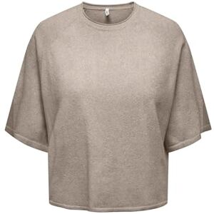 ONLY Onlloyal Knt Nca-3/4 O-Neck Pullover Beige, S Dam, Beige., S ONLY Onlloyal Knt Nca-3/4 O-Neck Pullover Beige, S Dam, Beige., S