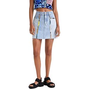 Desigual Dam kjol, blå, XS Desigual Dam kjol, blå, XS
