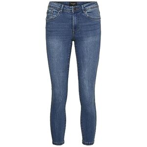 VERO MODA kvinnliga skinny jeans VMTANYA MR S Piping J VI349 GA PTT NOOS, Mellanblå denim, XL x 28L VERO MODA kvinnliga skinny jeans VMTANYA MR S Piping J VI349 GA PTT NOOS, Mellanblå denim, XL x 28L