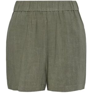 PIECES Pcvinsty Hw Linen Shorts Noos Linneshorts, Djupt ljus grön, M PIECES Pcvinsty Hw Linen Shorts Noos Linneshorts, Djupt ljus grön, M