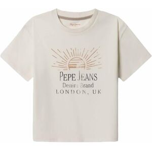 Pepe Jeans pojke Liam t-shirt, vit (Mousse White), 16 Pepe Jeans pojke Liam t-shirt, vit (Mousse White), 16