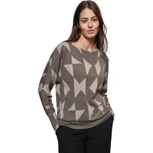 Street One Jaquard-skjorta, richch mocha, 46 Street One Jaquard-skjorta, richch mocha, 46