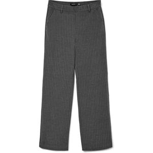 VERO MODA Damer Vmmaya JoJo Mw Straight Pant Noos, Medium grå melerad, XS / 34L VERO MODA Damer Vmmaya JoJo Mw Straight Pant Noos, Medium grå melerad, XS / 34L