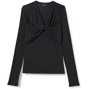 Pinko Stänkbar tröja, modal Henley, skjorta, dam, Z99_svart limousin, XXS Pinko Stänkbar tröja, modal Henley, skjorta, dam, Z99_svart limousin, XXS