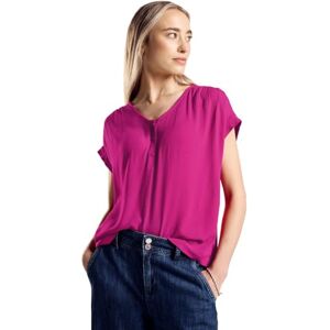 Street One Materialblandning T-shirt, Magnolia rosa, 44 Street One Materialblandning T-shirt, Magnolia rosa, 44