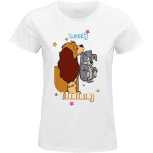 Disney Bambi Lovely Mummy Lady WODLADYTS008 T-shirt för dam, vit, storlek S, Vitt och blått, S Disney Bambi Lovely Mummy Lady WODLADYTS008 T-shirt för dam, vit, storlek S, Vitt och blått, S