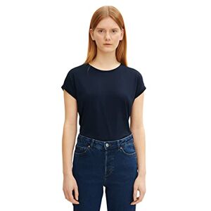 TOM TAILOR Denim Damer Loose Fit Basic T-shirt 1030942, 10668 Sky Captain Blue, L TOM TAILOR Denim Damer Loose Fit Basic T-shirt 1030942, 10668 Sky Captain Blue, L