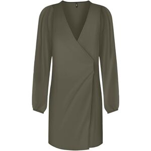ONLY Onlalma Life Poly L/S Gina Dress Solid klänning, Kalamata, XS ONLY Onlalma Life Poly L/S Gina Dress Solid klänning, Kalamata, XS