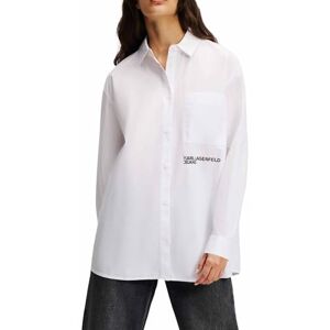 KARL LAGERFELD JEANS , Dam, Relaxed Shirt, Relaxed Fit, Vit, M KARL LAGERFELD JEANS , Dam, Relaxed Shirt, Relaxed Fit, Vit, M