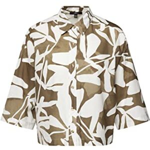 Mavi Dam tryckt skjorta, blus, kaki, vit, XXL, Khaki, Weiß, XXL Mavi Dam tryckt skjorta, blus, kaki, vit, XXL, Khaki, Weiß, XXL