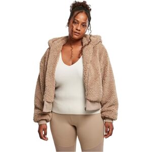 Urban Classics Dam damer kort överdimensionerad sherpajacka jacka, Softaupe, 4XL Urban Classics Dam damer kort överdimensionerad sherpajacka jacka, Softaupe, 4XL