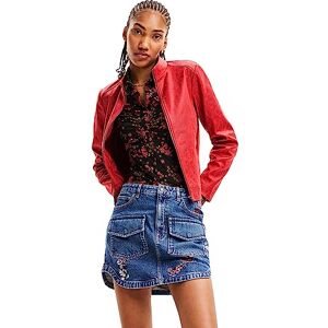 Desigual Damjacket_Toronto dam vävd PU-rock, röd, M Desigual Damjacket_Toronto dam vävd PU-rock, röd, M