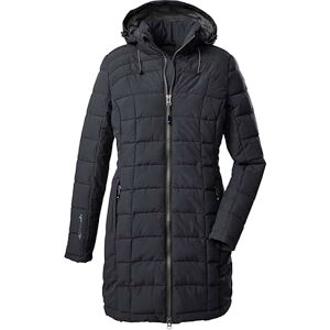 Killtec dam Skane Wmn Quilted Prk Parka In Dunenoptik med dragkedja huva svart 46 EU Killtec dam Skane Wmn Quilted Prk Parka In Dunenoptik med dragkedja huva svart 46 EU