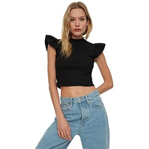 Trendyol Damkulturblus blus, svart, 40 Trendyol Damkulturblus blus, svart, 40