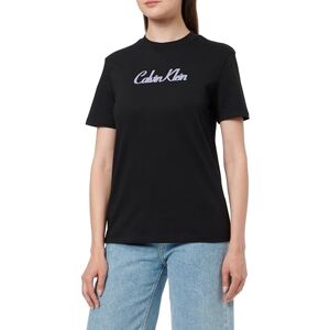 Calvin jeans dam SS 20-tal klassisk logotyp TEE LV047C854G grafiska t-shirts, svart (svart), XS, svart (svart), XS Calvin jeans dam SS 20-tal klassisk logotyp TEE LV047C854G grafiska t-shirts, svart (svart), XS, svart (svart), XS