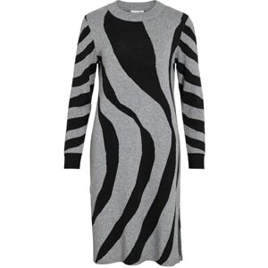 Vila Vitif Crewneck stickad midi dress – Noos, Medium grå melerad, L Vila Vitif Crewneck stickad midi dress – Noos, Medium grå melerad, L