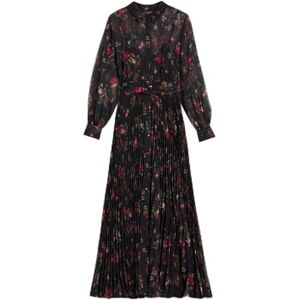 Ted Baker WMD-CEIBA-tryckt maxiskjorta klänning svart, Svart, 40 SE Ted Baker WMD-CEIBA-tryckt maxiskjorta klänning svart, Svart, 40 SE